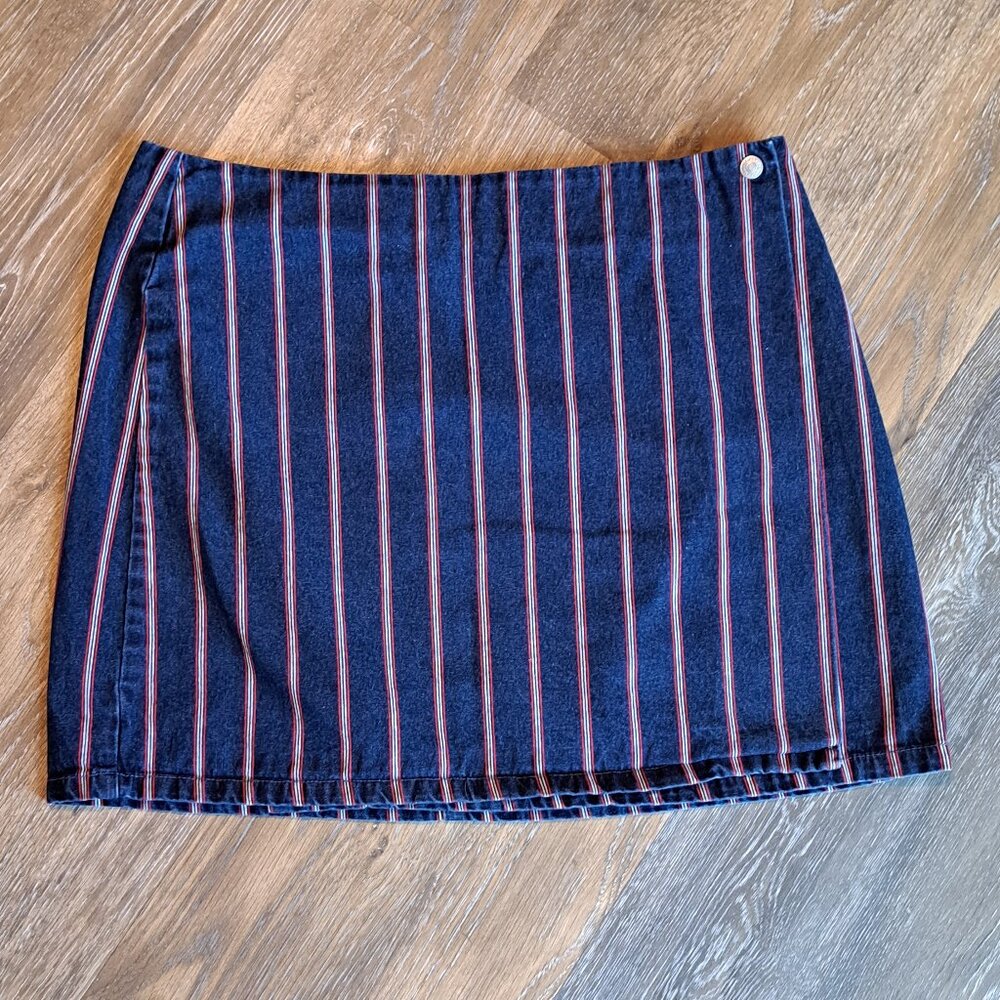 Tommy Hilfiger Wrap Around Denim Skirt Size 14